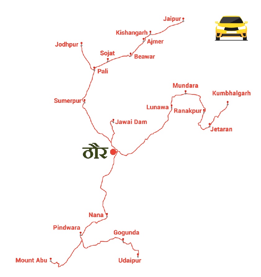 how to reach jawai by road