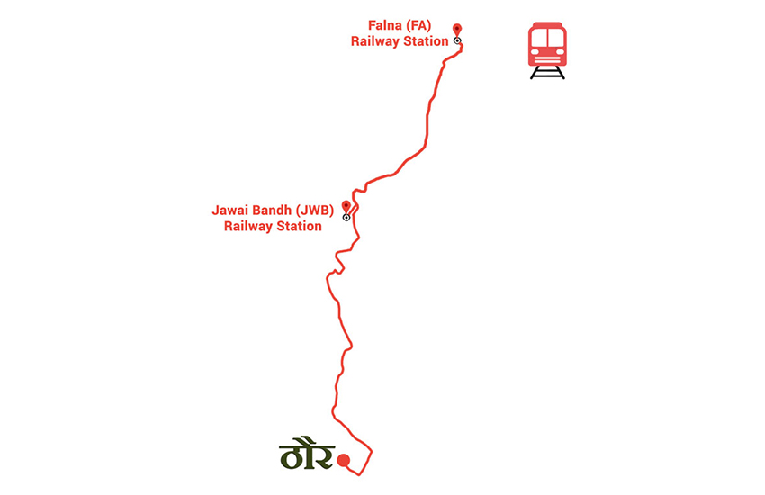 How to Reach Jawai Bandh by train